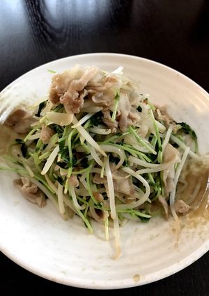 豆苗ともやしと豚バラのにんにく炒め-レシピのメイン写真