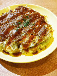 ひき肉こんがりお好み焼-レシピのメイン写真
