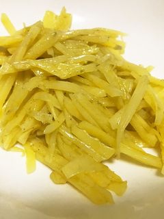母直伝!ジャガイモと昆布茶の炒め物-レシピのメイン写真