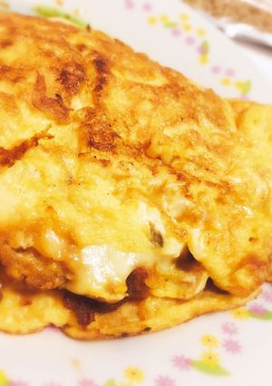 簡単☆チーズオムレツ-レシピのメイン写真