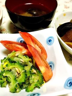 簡単ヘルシー!ゴーヤのサラダ-レシピのメイン写真