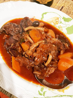 牛肉の赤ワイン煮込み-レシピのメイン写真