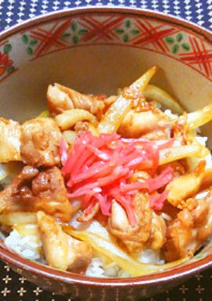 チキン玉ねぎ丼-レシピのメイン写真