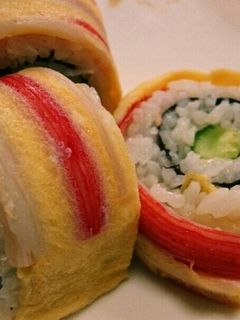 しましま玉子のサラダ巻き-レシピのメイン写真