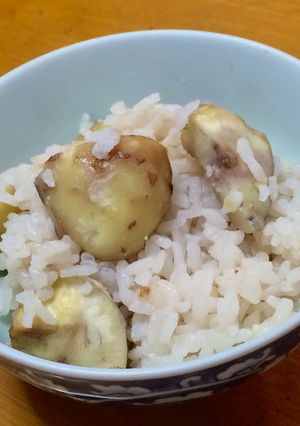 秋満喫！大好き栗ご飯-レシピのメイン写真