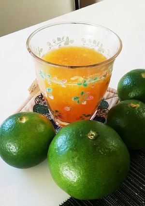 今しか飲めない‼青みかんジュース-レシピのメイン写真