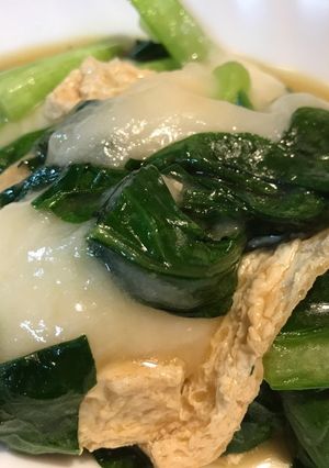 餅入り小松菜の煮物-レシピのメイン写真