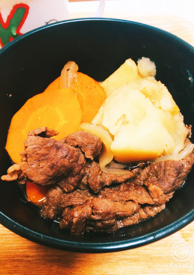 簡単！すき焼きのタレで肉じゃが-レシピのメイン写真
