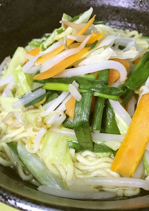 美人レシピ・野菜たっぷり塩ラーメン-レシピのメイン写真