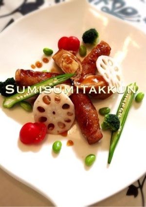 高野豆腐の豚ロール♪メープル照り焼き♡-レシピのメイン写真