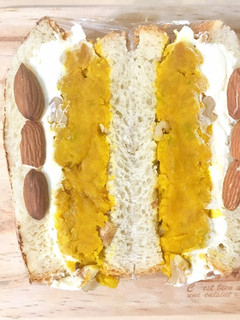 かぼちゃとクリームチーズのおやつサンド-レシピのメイン写真