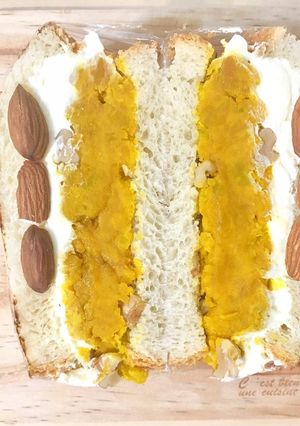 かぼちゃとクリームチーズのおやつサンド-レシピのメイン写真