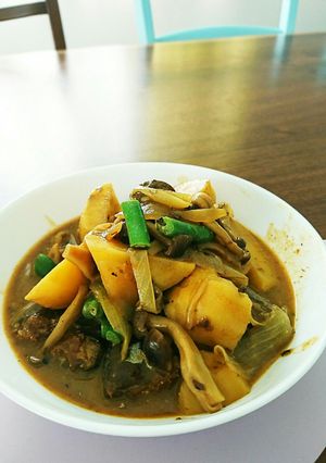 サバ缶とじゃがいものカレークリーム煮-レシピのメイン写真