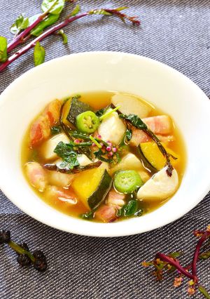 ネバネバ野菜の食べるスープ-レシピのメイン写真
