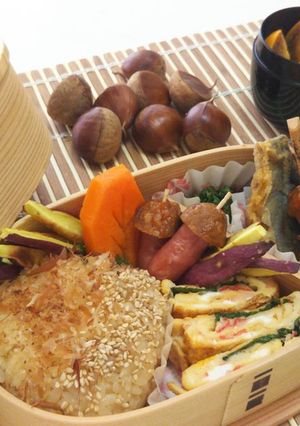 秋弁当どんぐりウインナー-レシピのメイン写真