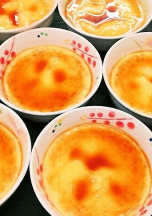 シンプル玉子と牛乳&砂糖だけの蒸しプリン-レシピのメイン写真