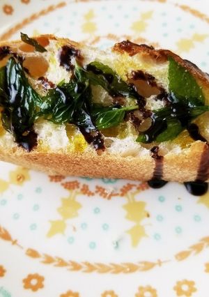チョコミントオリーブオイルフランスパン-レシピのメイン写真