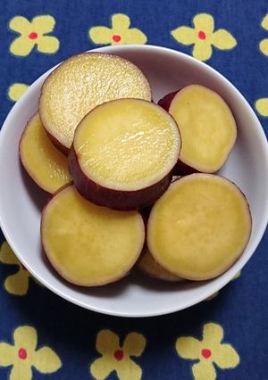 レンジで簡単！さつまいものレモン煮-レシピのメイン写真