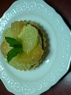 グレープフルーツタルト-レシピのメイン写真