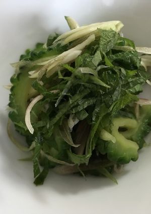 ゴーヤとみょうがのさっと漬け-レシピのメイン写真