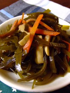 お酢でさっぱり★切り昆布の炒め煮-レシピのメイン写真