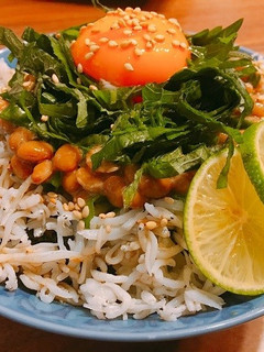 滋味ごはん*栄養満点♡納豆しらす丼-レシピのメイン写真