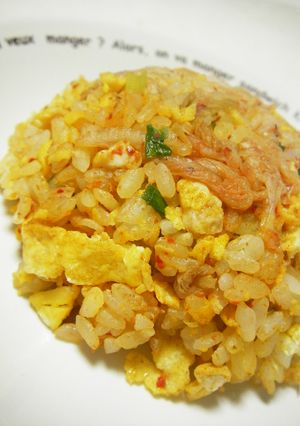 ★簡単★ぱらぱら～♬♫キムチチャーハン-レシピのメイン写真