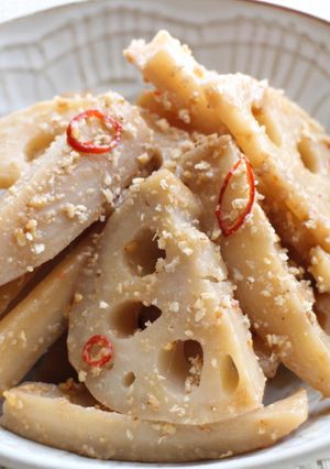 ２つの食感！れんこんのきんぴら-レシピのメイン写真