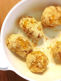 手づかみ離乳食☆きな粉かぼちゃおにぎり-レシピのメイン写真