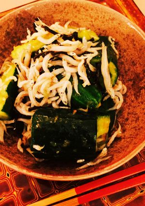 きゅうりと梅とおかかとしらすサラダ-レシピのメイン写真
