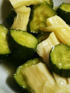 長芋(その他の)のわさび漬け〜♪(笑)-レシピのメイン写真