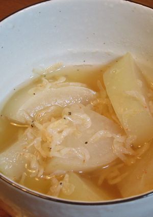 簡単！あみえびと大根の白だし煮-レシピのメイン写真
