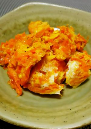 ふんわり卵のにんじんしりしり-レシピのメイン写真