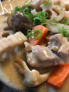 鶏肉と根菜の和風シチュー☆-レシピのメイン写真