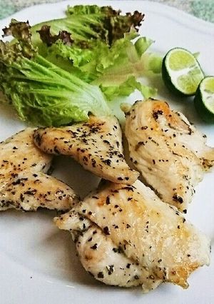 鶏むね肉のハーブ焼き-レシピのメイン写真