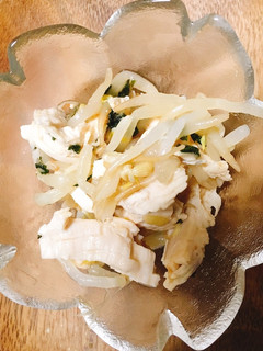 もやしとささみの梅じそ和え-レシピのメイン写真