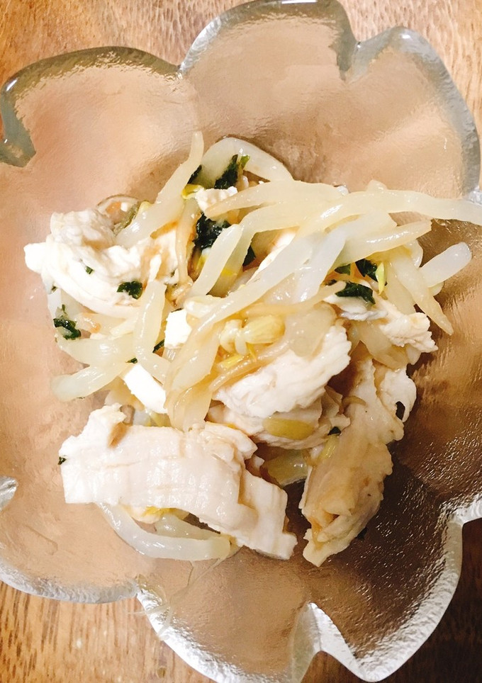 もやしとささみの梅じそ和え-レシピのメイン写真