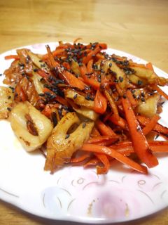 にんじんとちくわの炒め物-レシピのメイン写真