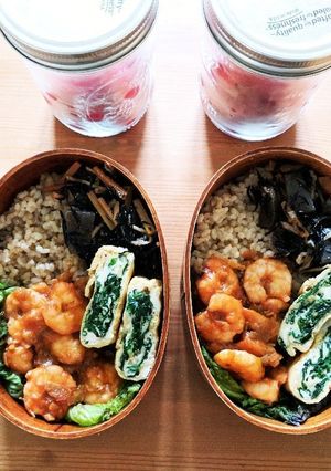 昆布だしで海老チリ！-レシピのメイン写真