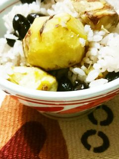 栗と黒豆の炊き込みご飯-レシピのメイン写真