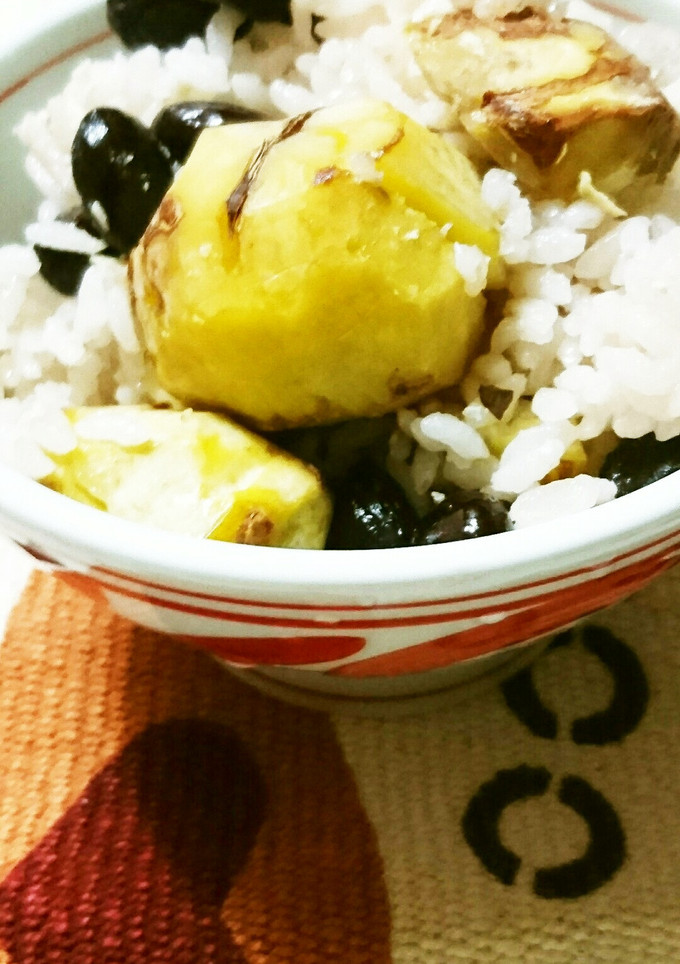 栗と黒豆の炊き込みご飯-レシピのメイン写真