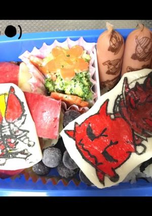 オブラートアートで電王キャラ弁♪-レシピのメイン写真