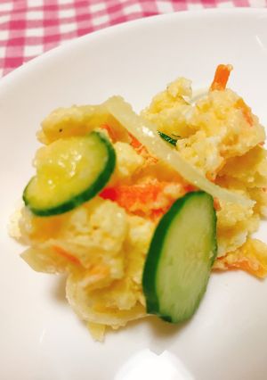 しっかり味の卵入りポテトサラダ-レシピのメイン写真