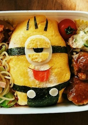 ミニオンズのキャラ弁！遠足などに。-レシピのメイン写真