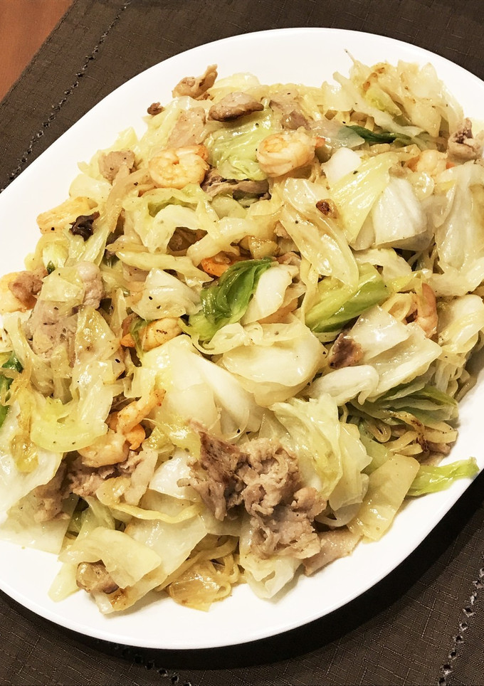 シマダヤのタンメンで海鮮塩焼きそば-レシピのメイン写真