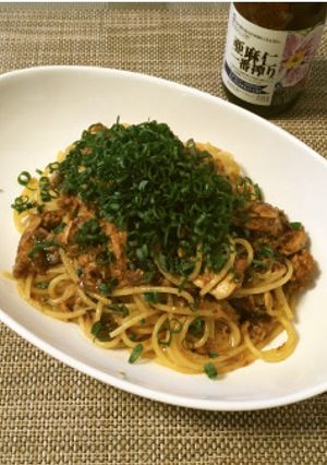 【発毛レシピ】サバの味噌煮缶スパ-レシピのメイン写真