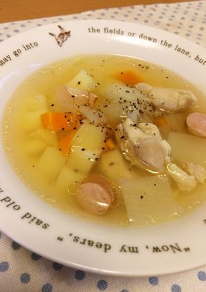 チキンコンソメスープ-レシピのメイン写真