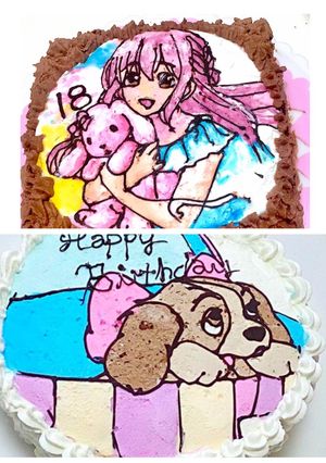 絵がかけなくても簡単キャラケーキ-レシピのメイン写真