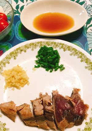 減塩食　鰹のタタキとポン酢-レシピのメイン写真