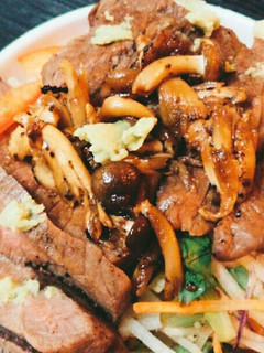 キノコ&肉丼(血管ダイエット1160)-レシピのメイン写真